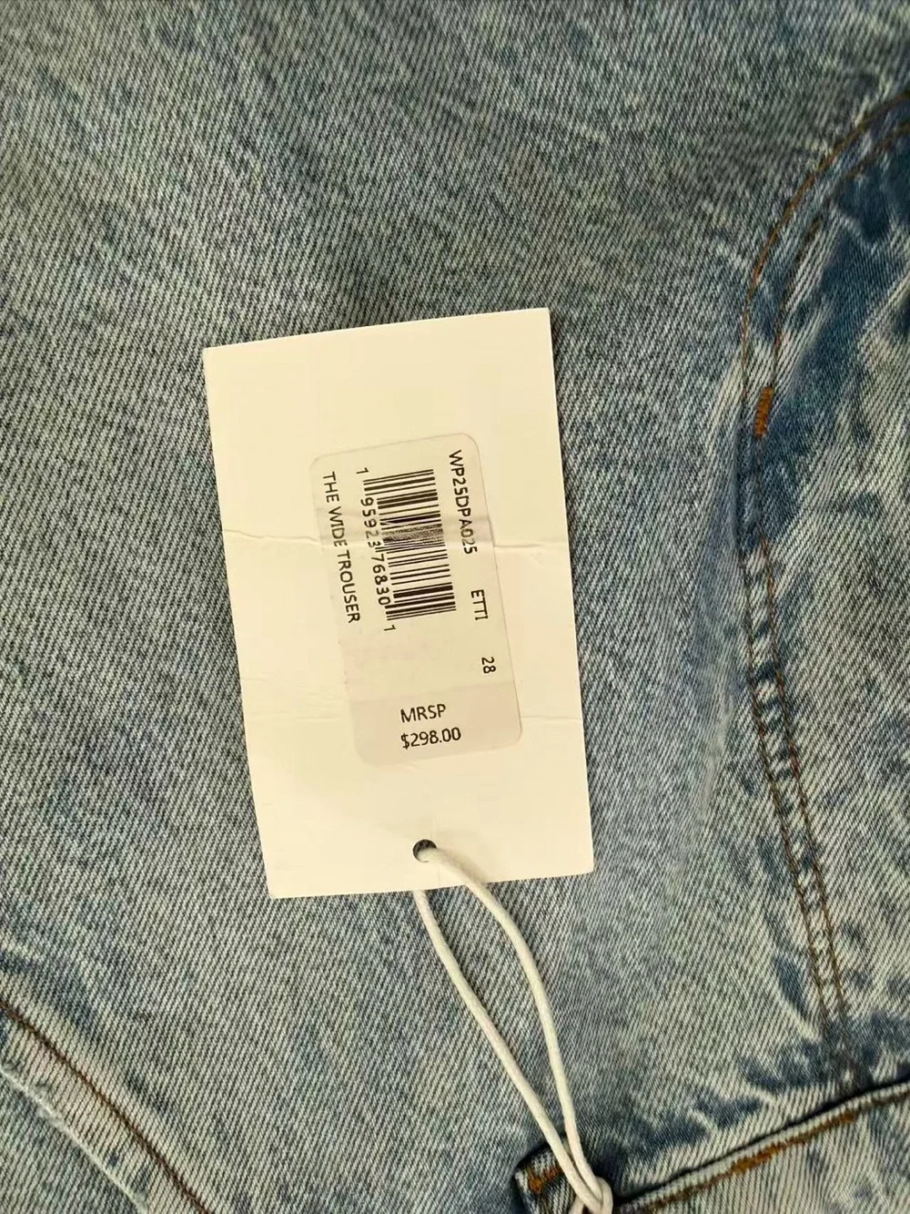 Frame Denim Light Blue Wide Leg Jeans